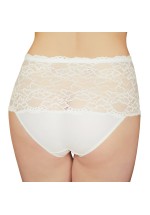 Lace Boxer Shorts White